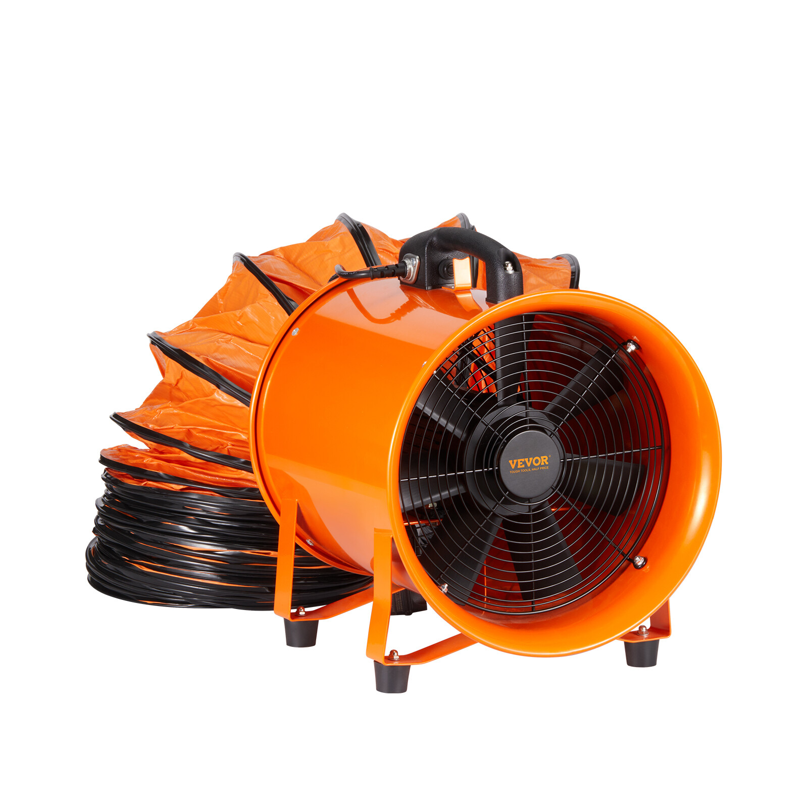 VEVOR 10″ Portable Extractor Fan Blower 10m Duct Hose Ventilator Industrial