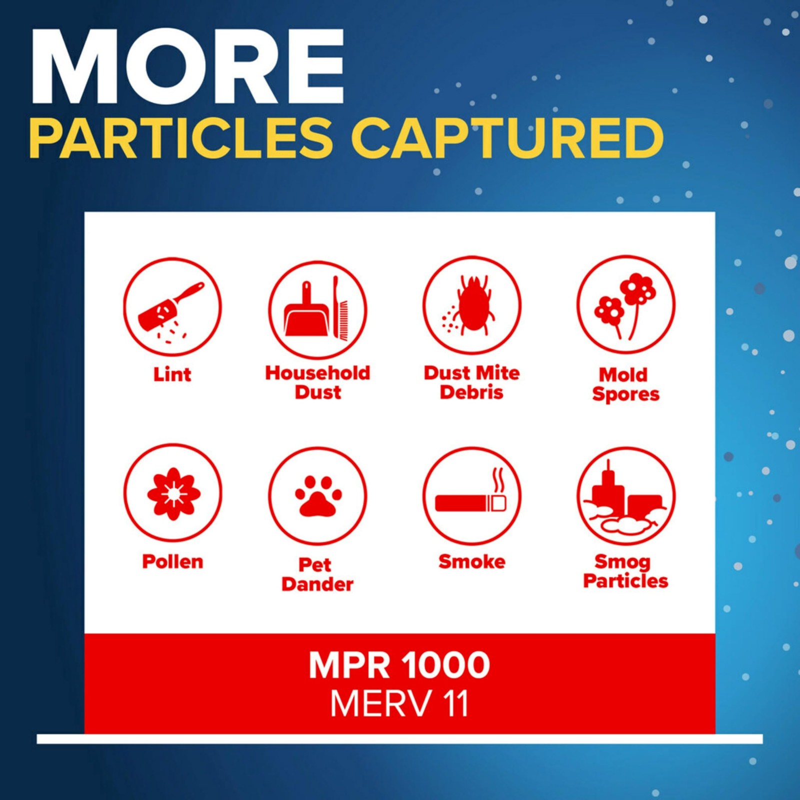 Filtrete 20x25x4 Air Filter MERV 11, MPR 1000 Micro Allergen 20x25x4, White