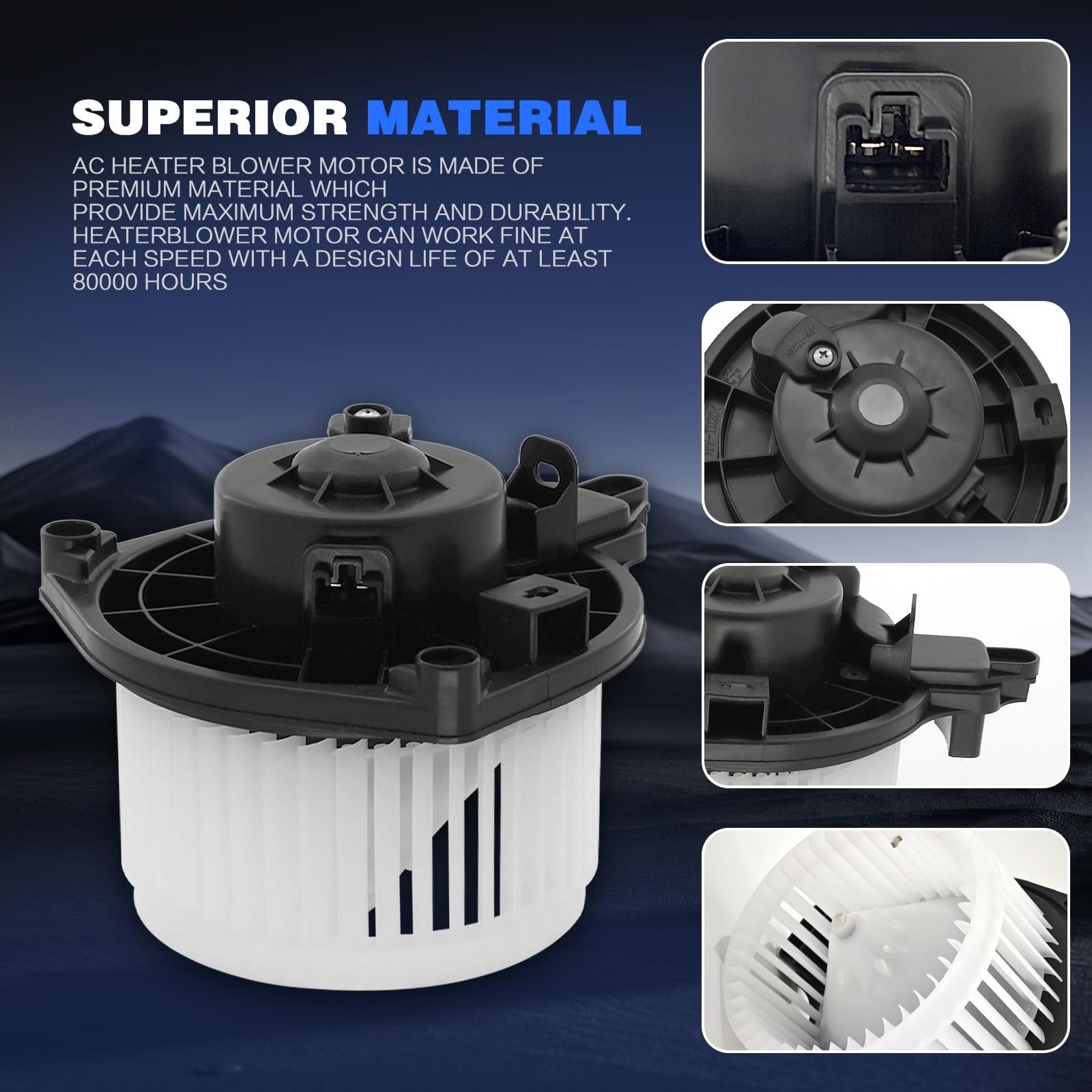 HVAC Heater Blower Motor Fan Assembly Replacement for 2005-2015 Toyota Tacoma…