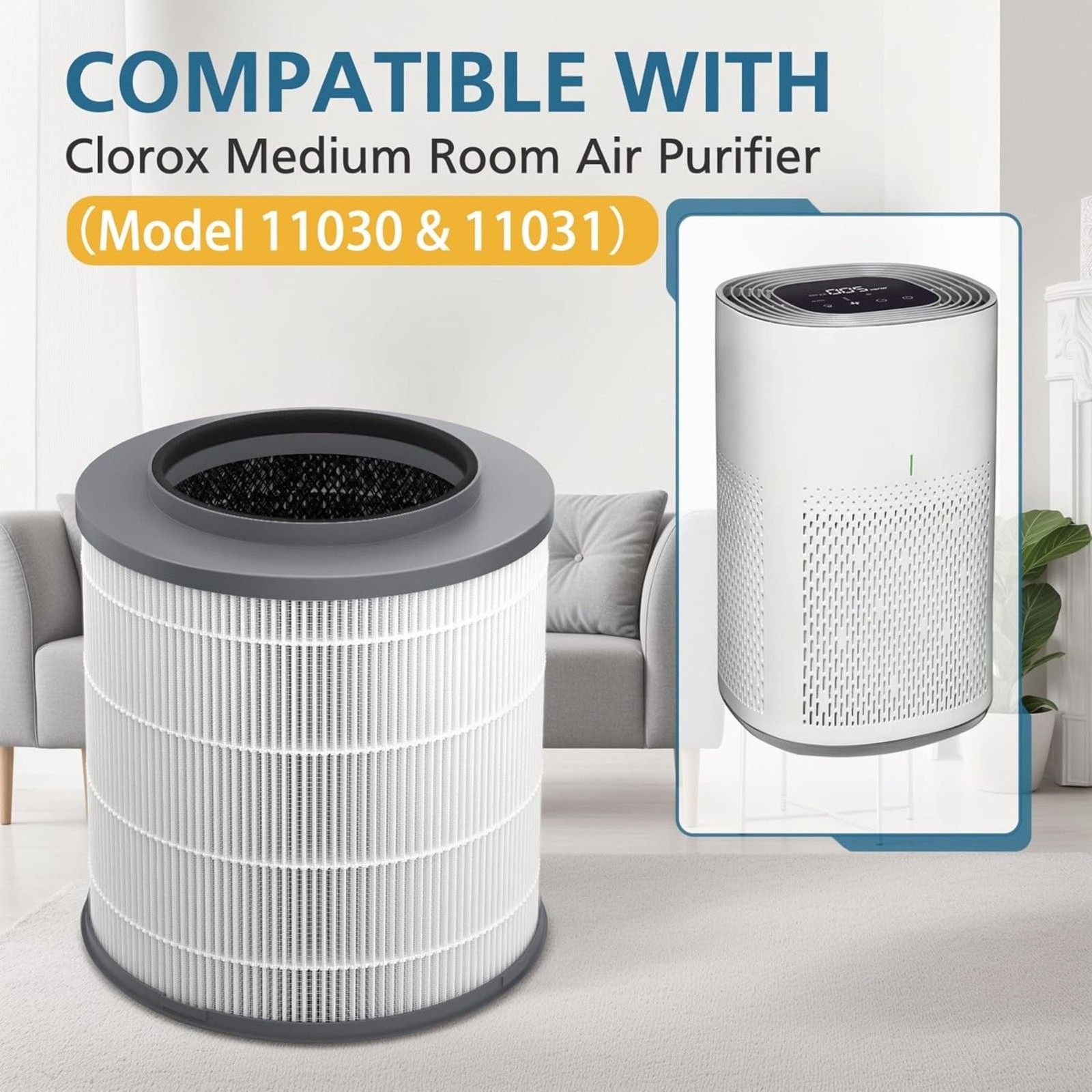 2-Pack 12030 True HEPA Replacement Filters