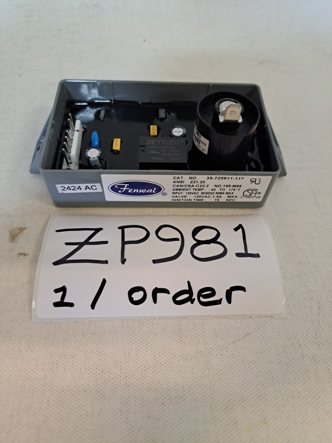 FENWAL 35-725911-117 Direct Spark Ignition Control NEW, no box