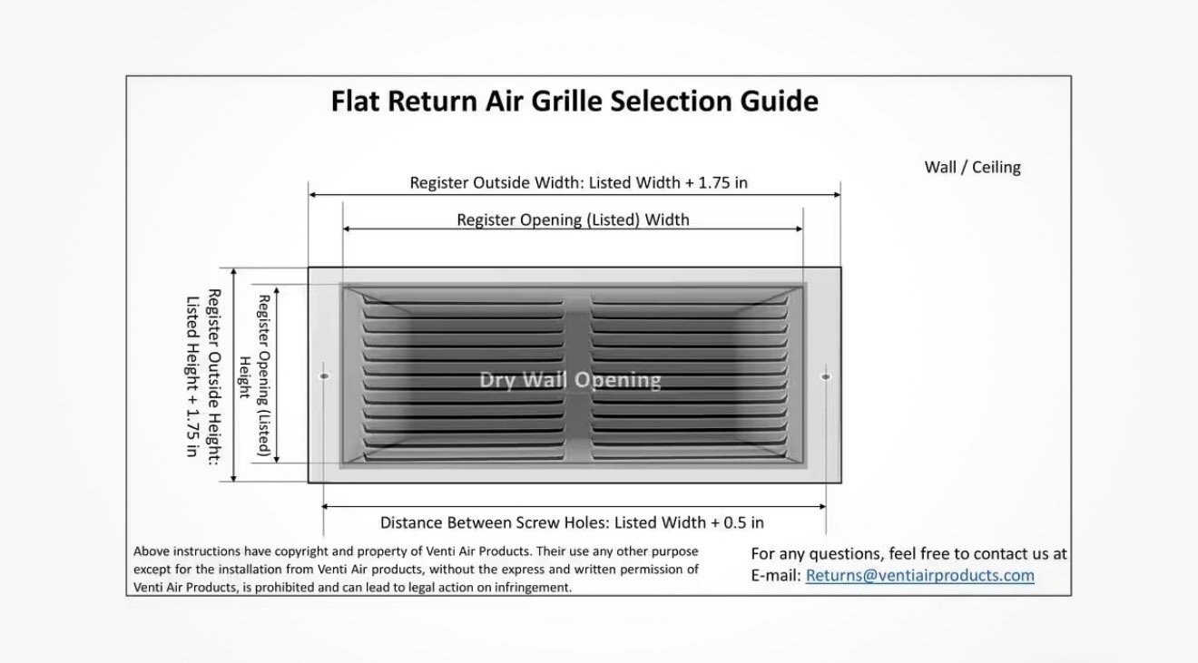 12 In. X 12In. Steel Return Air Grille in White