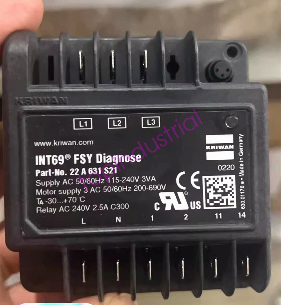 1pcs Kriwan Motor Protector Module INT69FSY Part-No.22A631S21