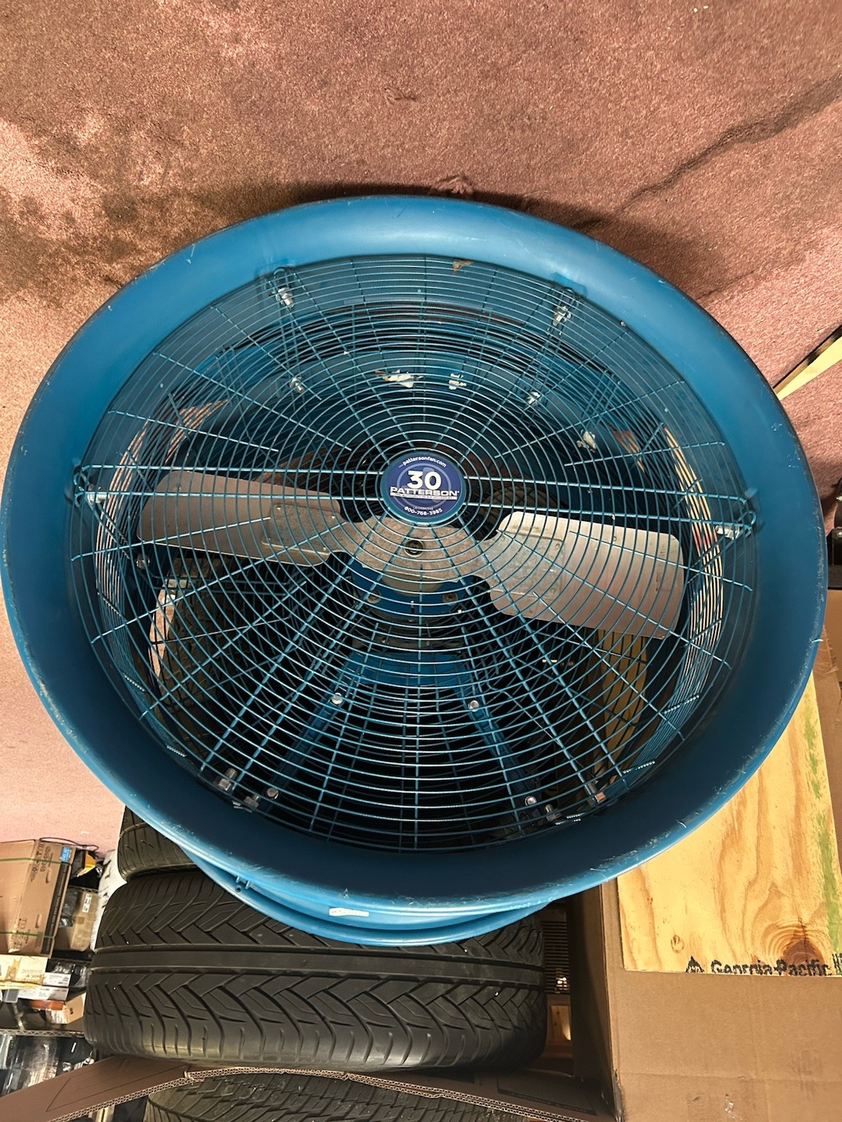 Patterson 30″ High Velocity Circulation Fan 12,000 CFM 230/460v 3 Phase H30B-CS