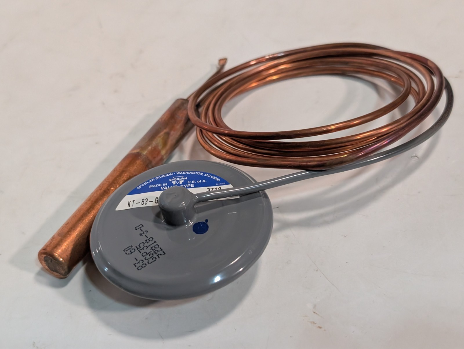 Parker Sporlan KT-83-GGP35 expansion valve elements, 60in capillary, in orig box