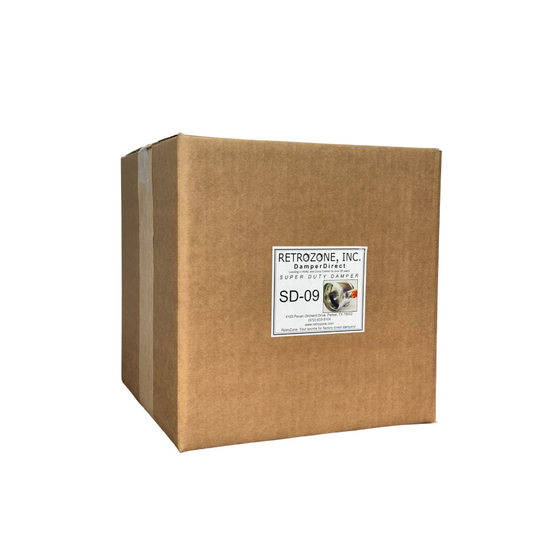 SD 9″ Bellimo 3 wire Motorized 24v round zone control damper dampner
