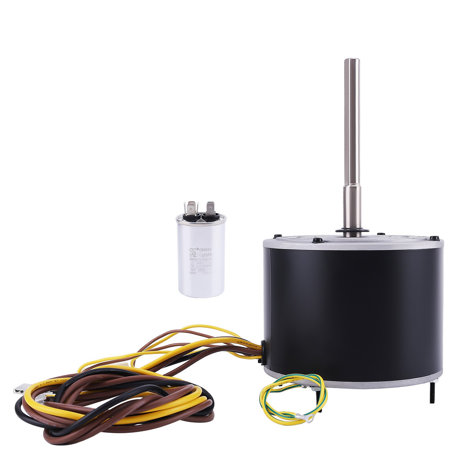 1/4HP Condenser Fan Motor 208/230V 1075RPM Replacement Reversible Rotating Motor