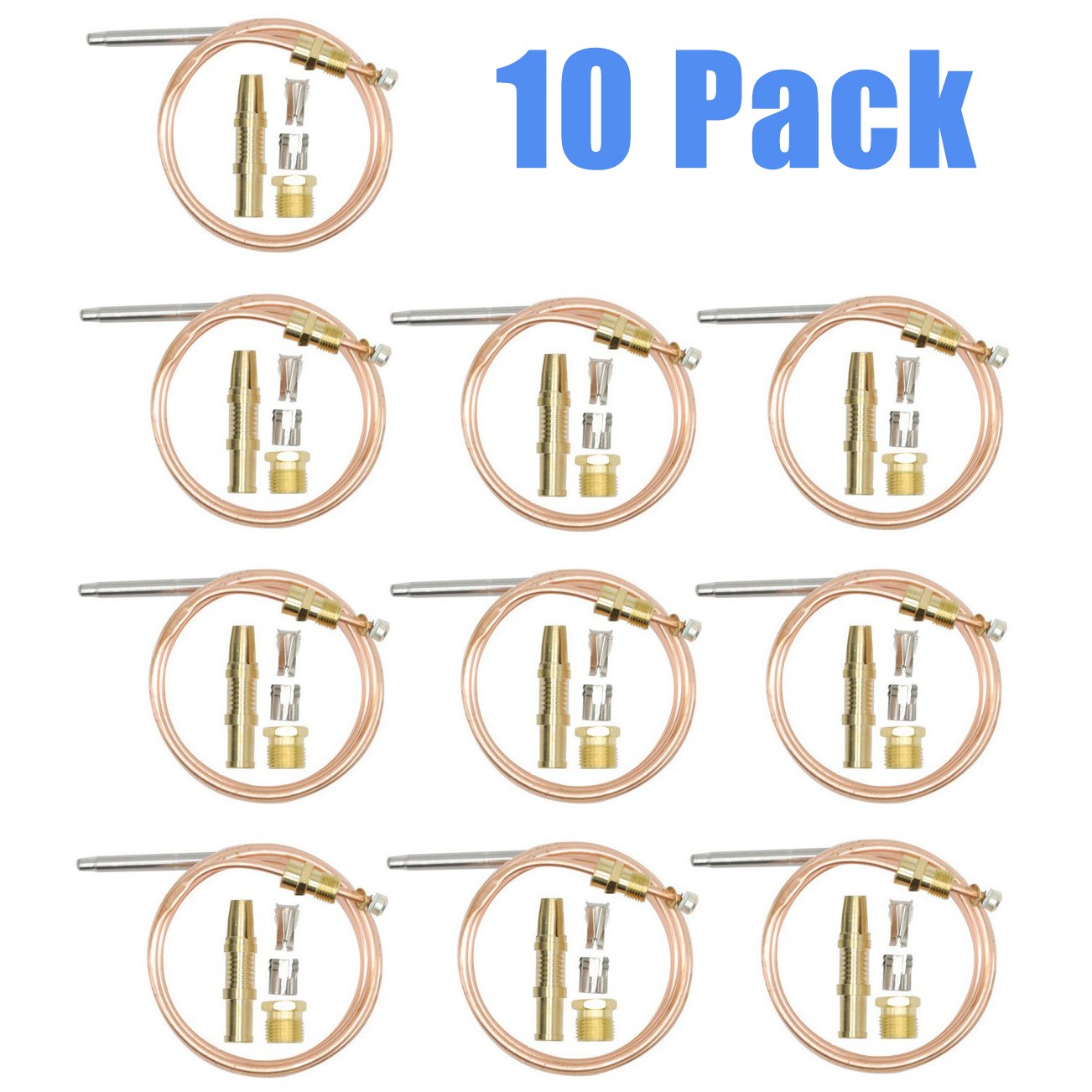 10PC For Robertshaw Thermocouple 72” 1980-072 AP5668476 M1296X Q340A1116 T-094