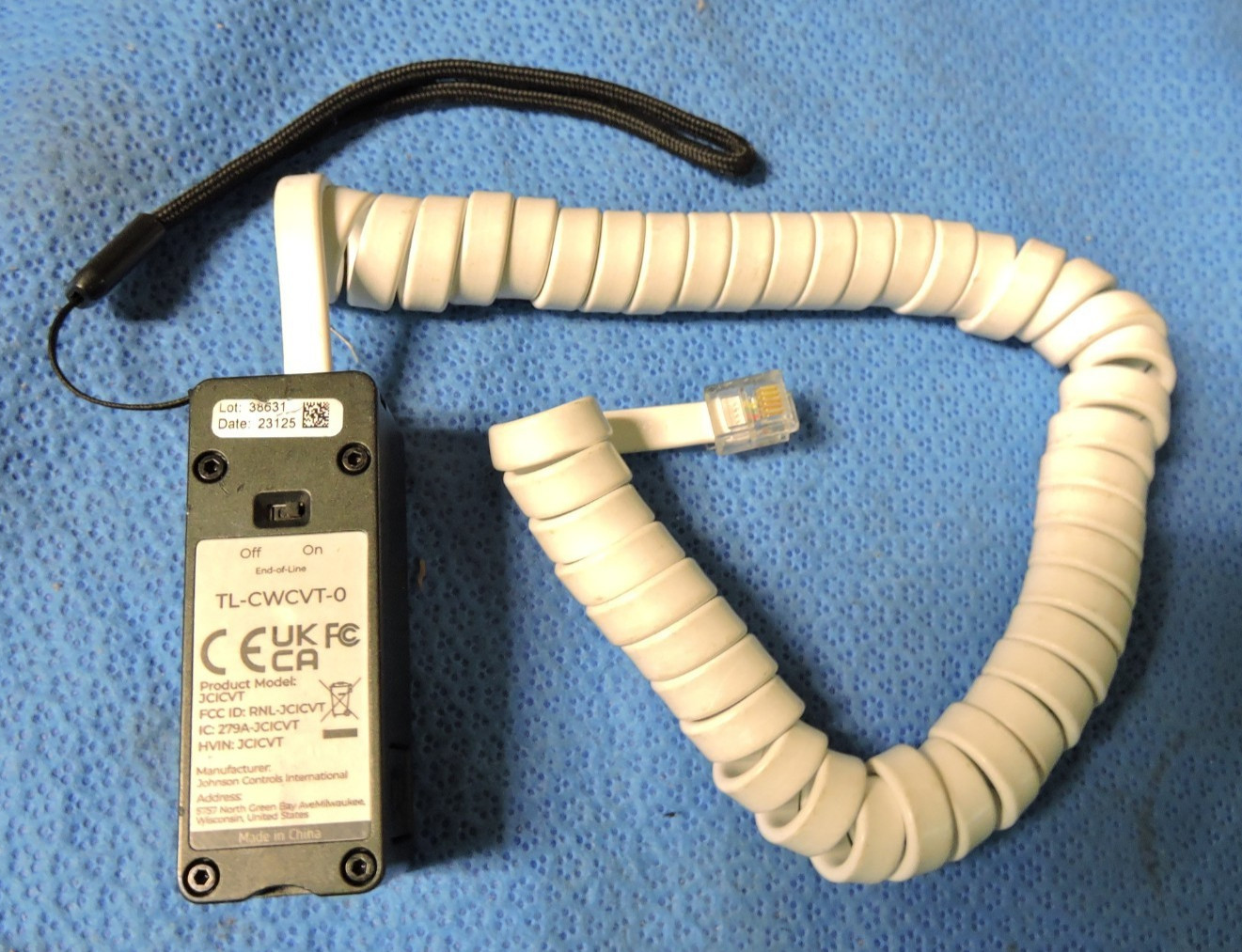 Johnson Controls TL-CWCVT-0 Wireless BACnet MS/TP Converter Portable / TESTED