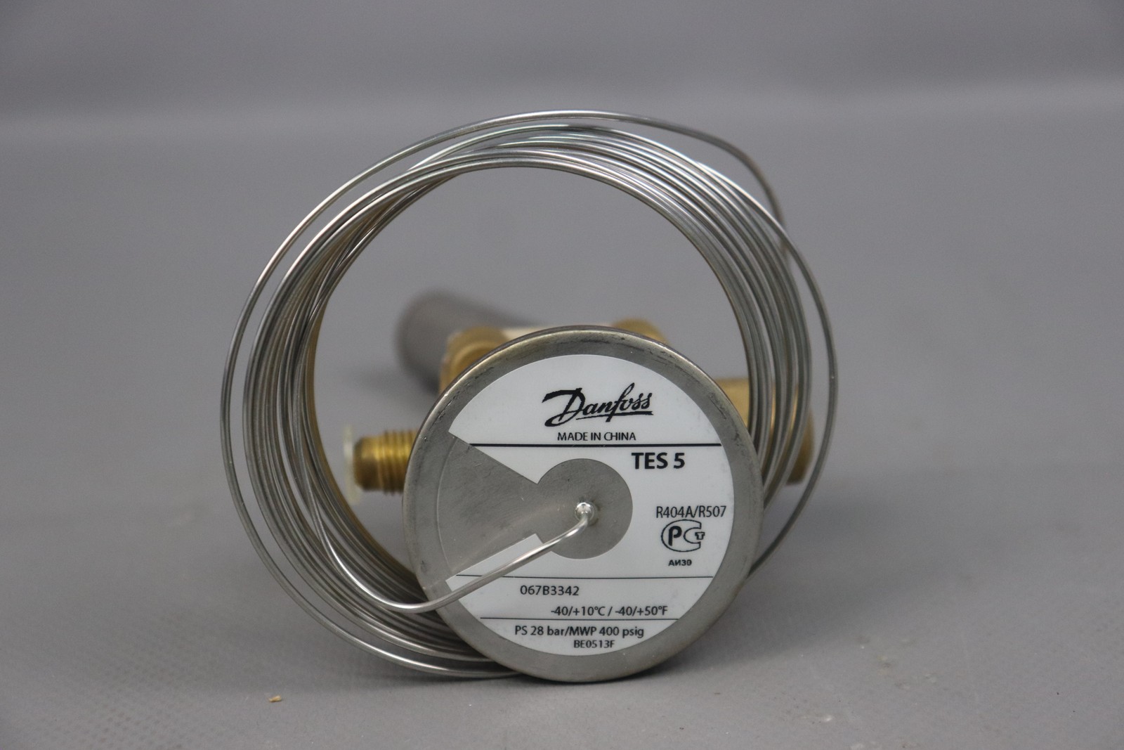 Danfoss 067B3342 Expansion Valve TES 5 R404A/R507 28bar 400psig Unused Original Packaging