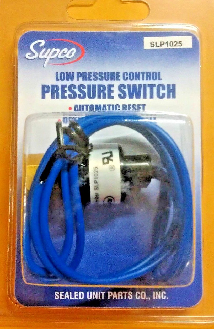 PRESSURE SWITCH Low Auto Reset Open:10 Close: 25, SLP1025