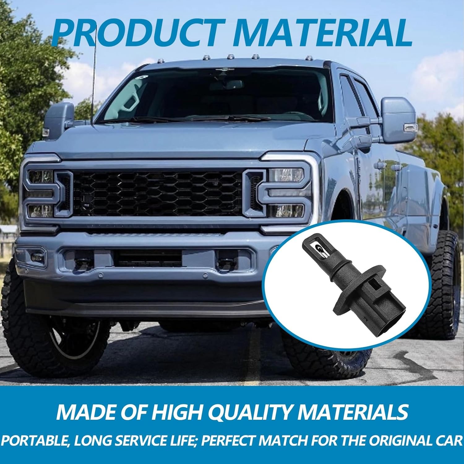 Intake Air Temperature Sensor IAT for Ford F150 F250 F350 1997-2008 Replacement