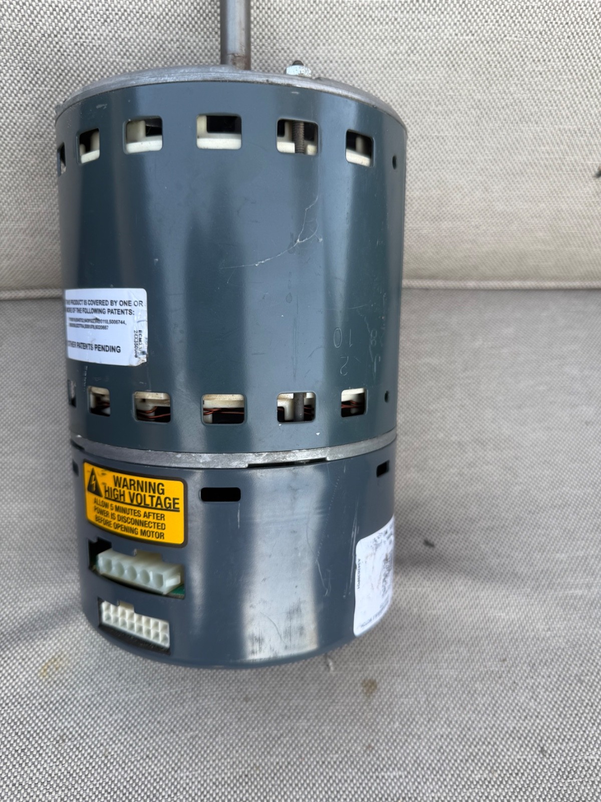 Genteq ECM 1 hp blower motor used for only a coupe of months