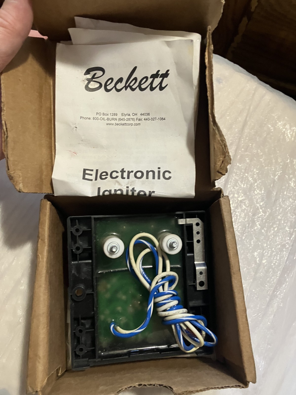 Beckett 51838U 120VAC 60Hz Electronic Oil Ignitor