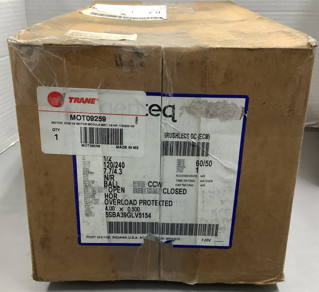Genteq Eon 5SBA39GLV5154 AC Blower Motor 1/2HP 120/240V (R106)