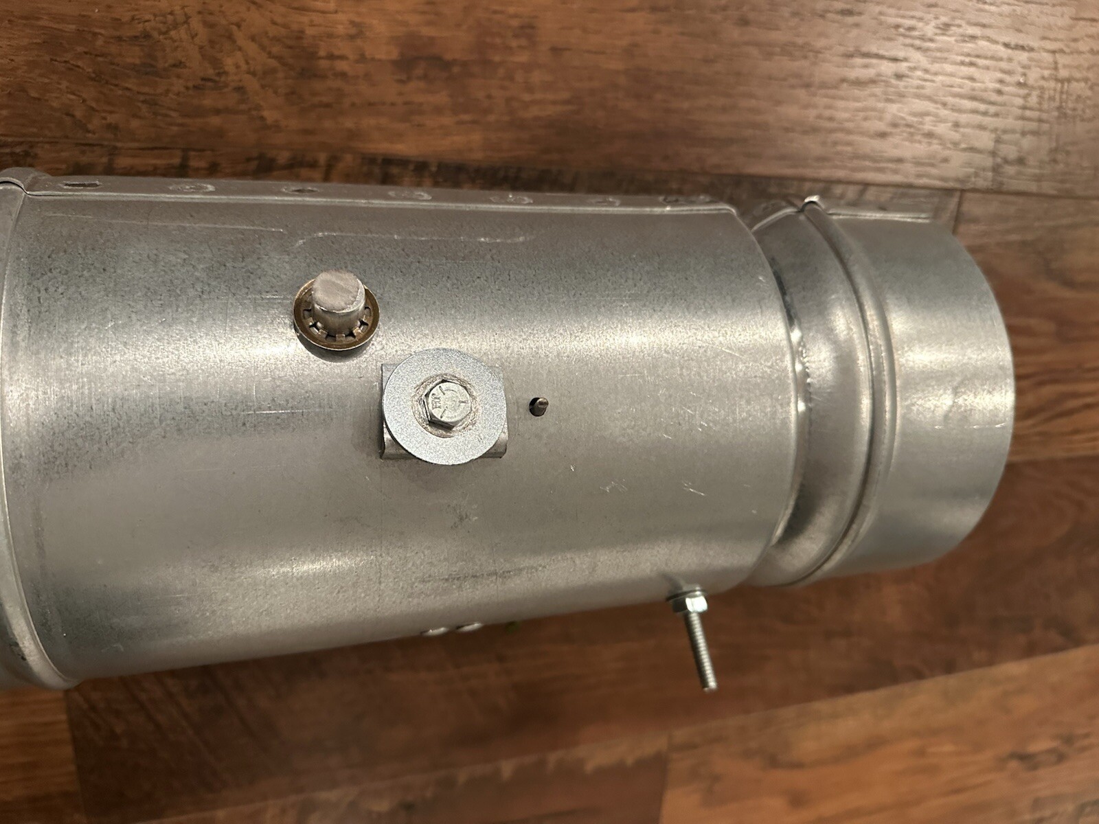 Ruskin ZPD25 6 inch round fire damper 14″ tall