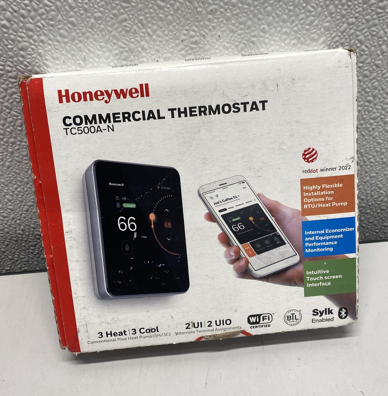 Honeywell New TC500A-N Commercial Wireless Thermostat, 24V