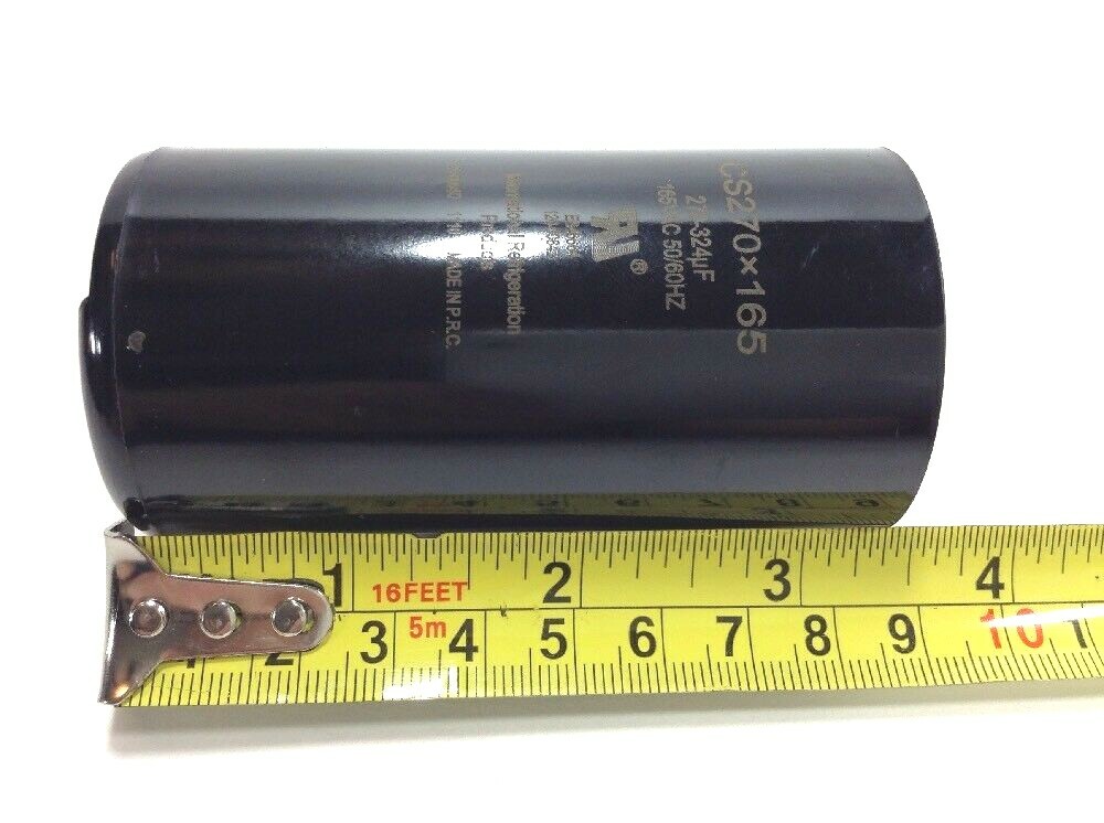 270-324 Uf Start Capacitor HEAVY-DUTY 165 VAC Motor INDUSTRIAL-GRADE CS270X165