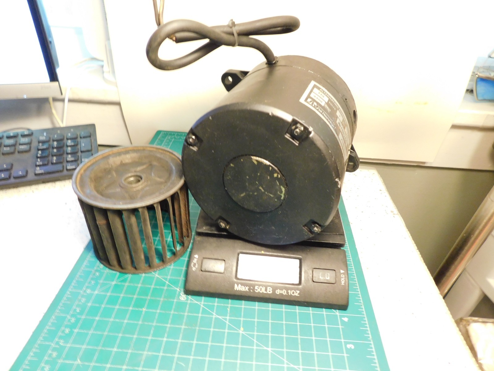 Sid Harvey’s 1/7hp 115v 3450rpm #A0204A/A39-31R AC 1-Phase Motor w/Fan Tested
