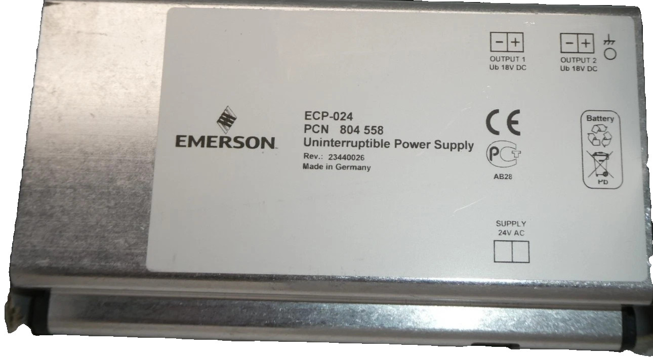 Emerson/Copeland ECP-024 804558 Uninterruptible Power Supply 24 VAC In NIB
