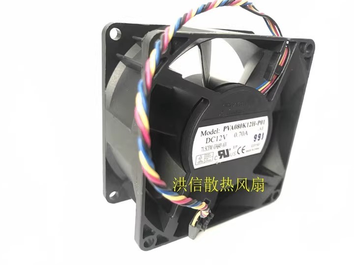 FOXCOON PVA080K12H-P01 DC12V 0.70A 80*80*38MM 4-Pin Inverter Cooling Fan