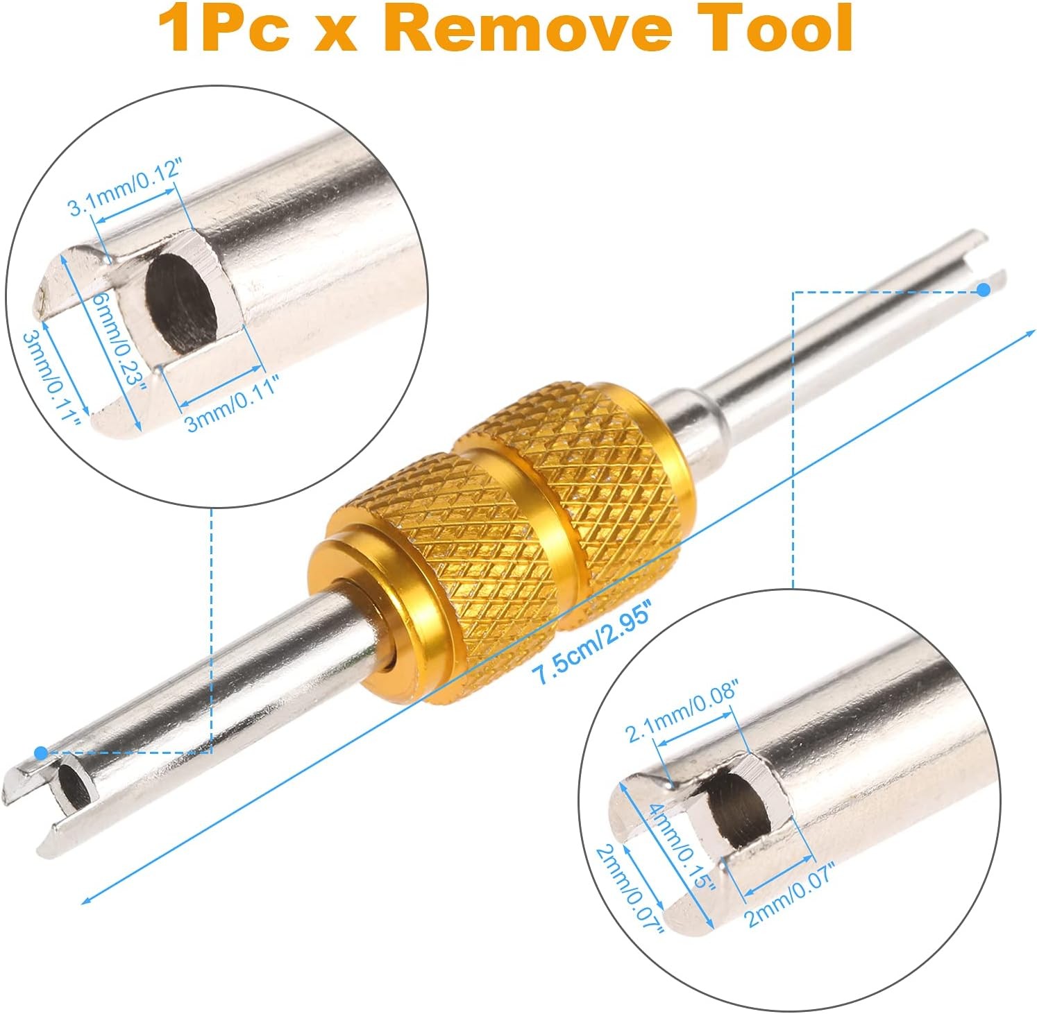 56pcs Air Conditioning Valve Core Kit Including R134a R22 R410 Valve Core Hose G