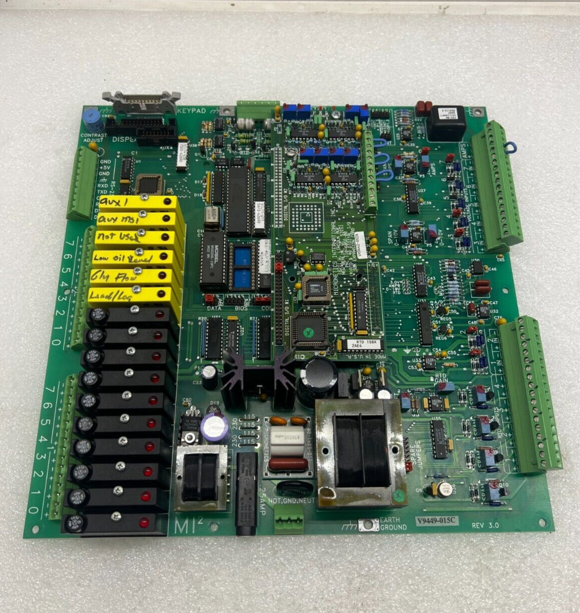 Vilter V9449-015C Cooler Controller Chiller Controls Main Control Board Used