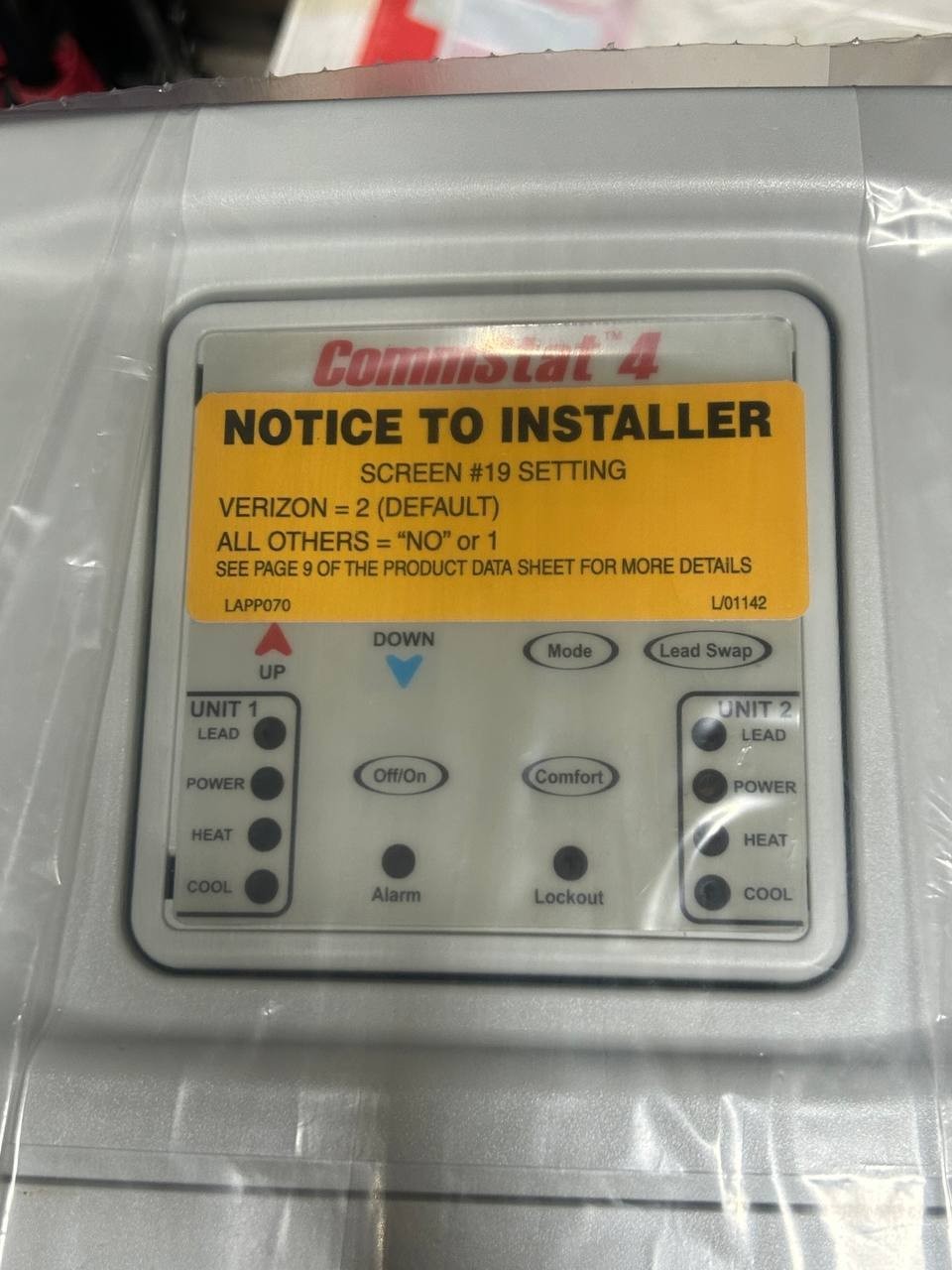 Marvair CommStat 4 Telecom HVAC Controller AZ2400-LF New open Box