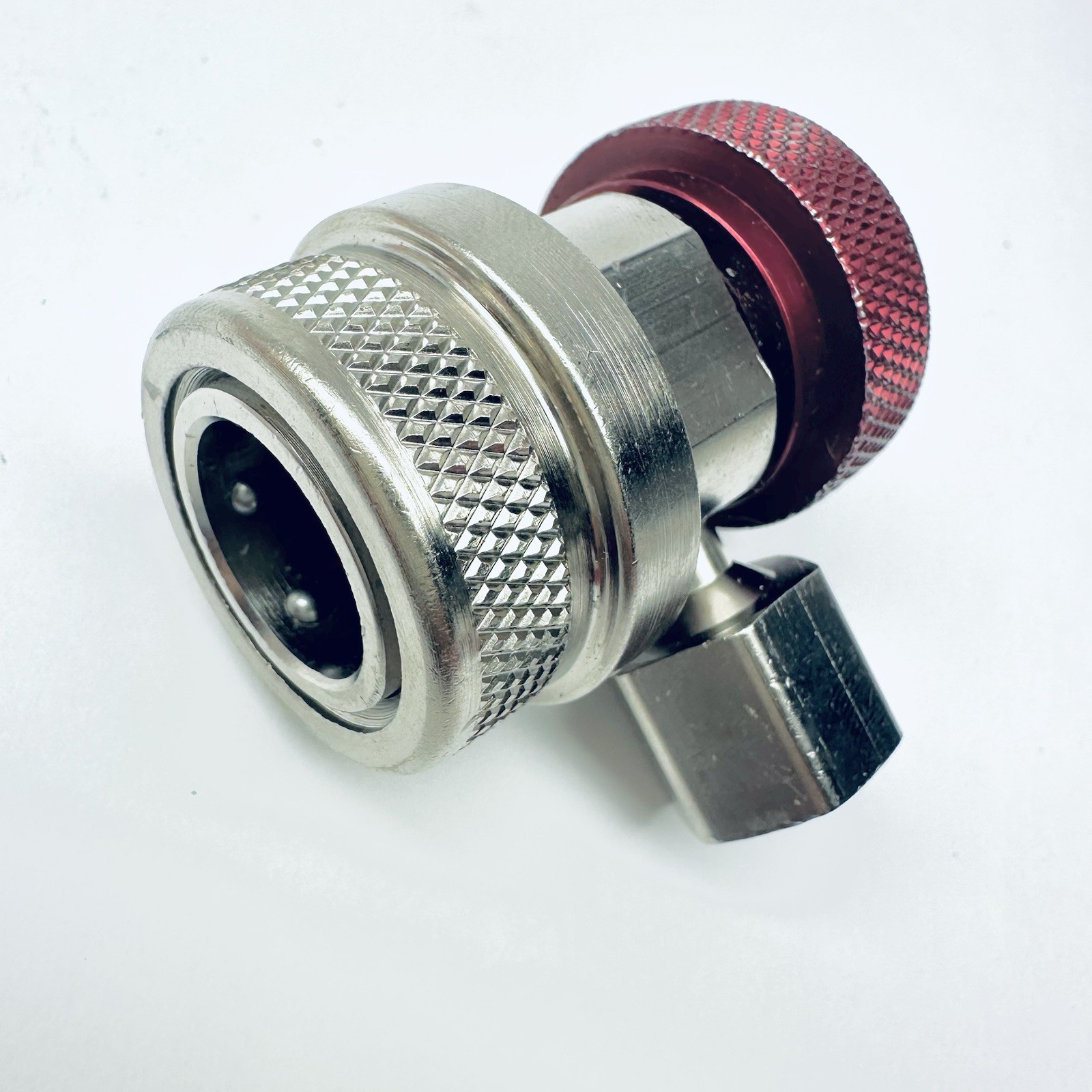 Parker RC01C-003 Quick Coupler Automotive Service Connector, Red, Female