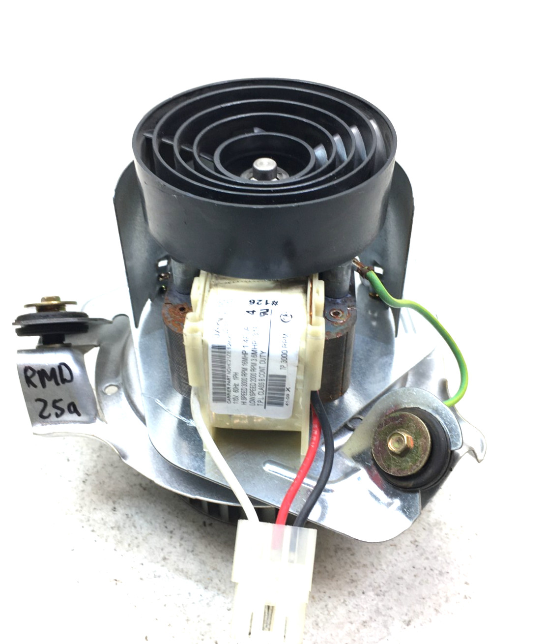 JAKEL J238-112-11203 Draft Inducer Blower Motor HC21ZE126A used refurb. #RMD25A
