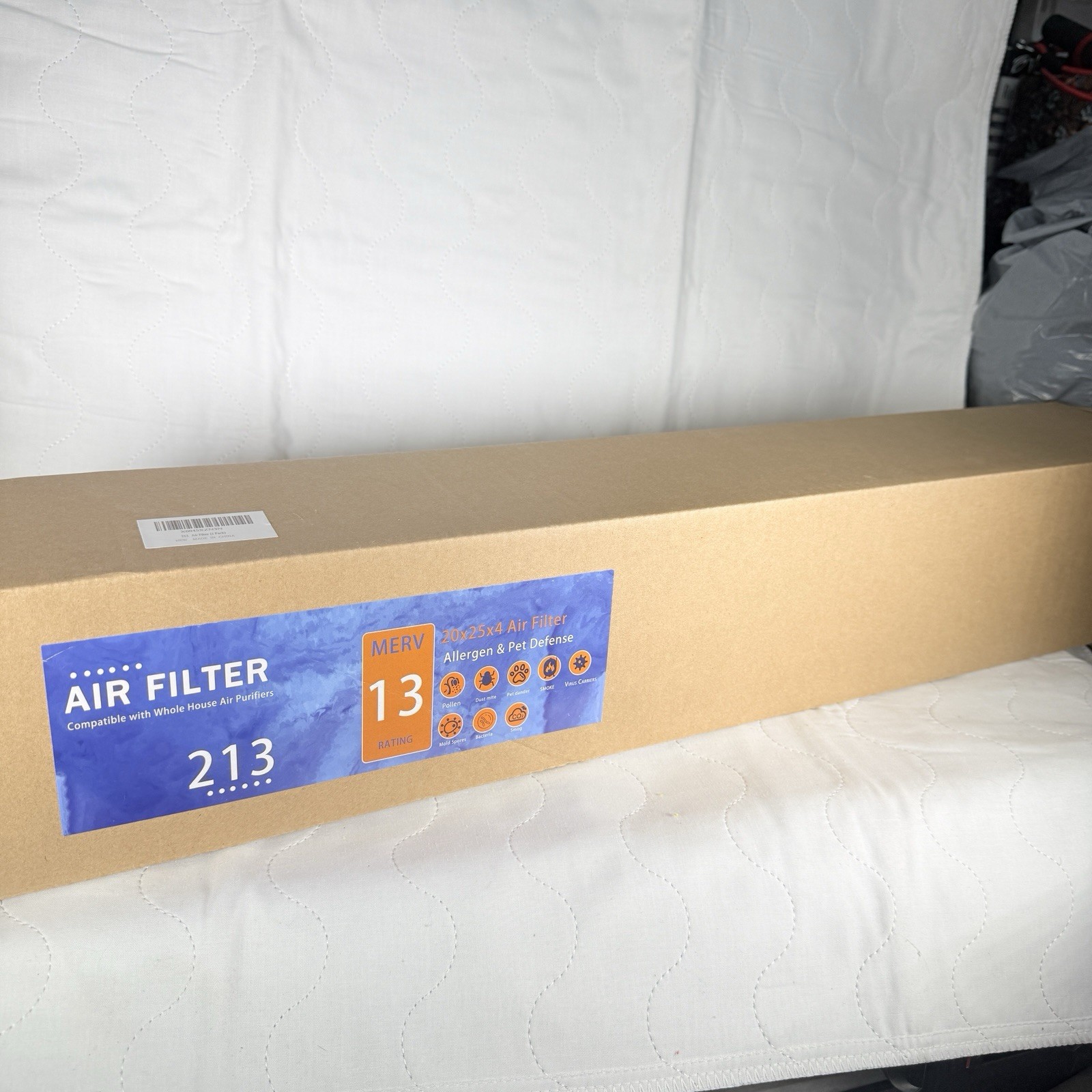 For AprilAire 213 Replacement Filter for Whole House Air Purifiers 20x25x4