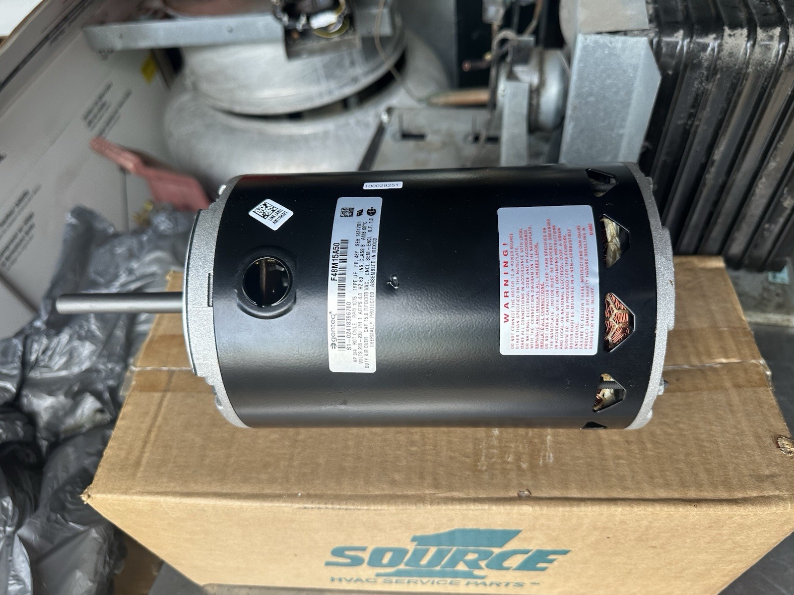 York S1-02418396700 Condenser PSC Motor 3/4 HP 208/230V 1-Phase 1075
