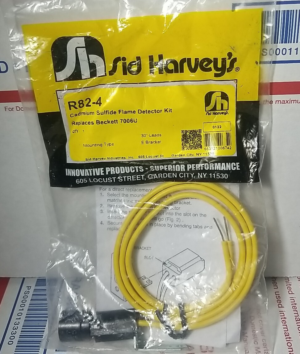 Sid Harvey #R82-4 Cadmium Sulfide Flame Detector Kit