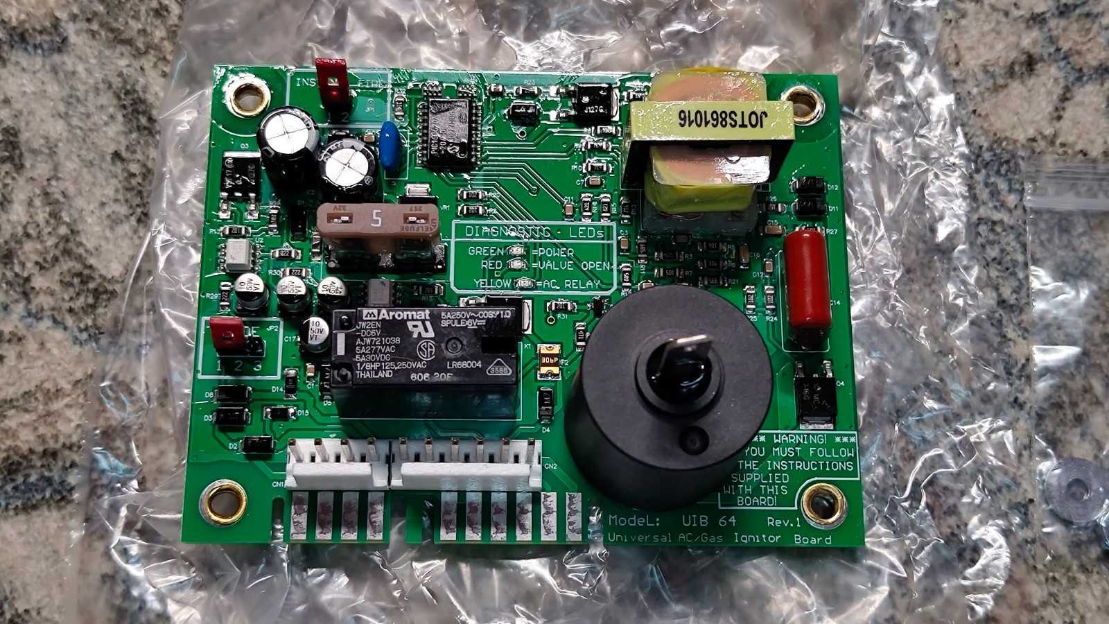 UIB64 Ignition Control Circuit Board Universal Ignitor Module Board Fit for Atwo