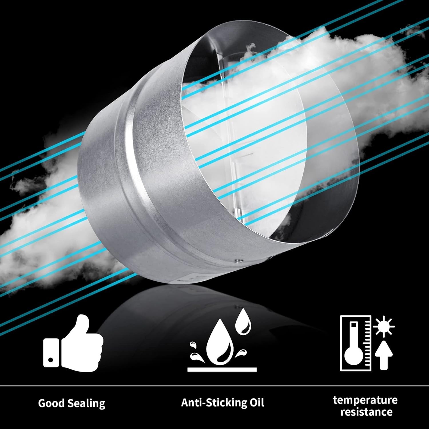 6-Inch Backdraft Damper: Reliable Airflow Preventer for HVAC Efficiency