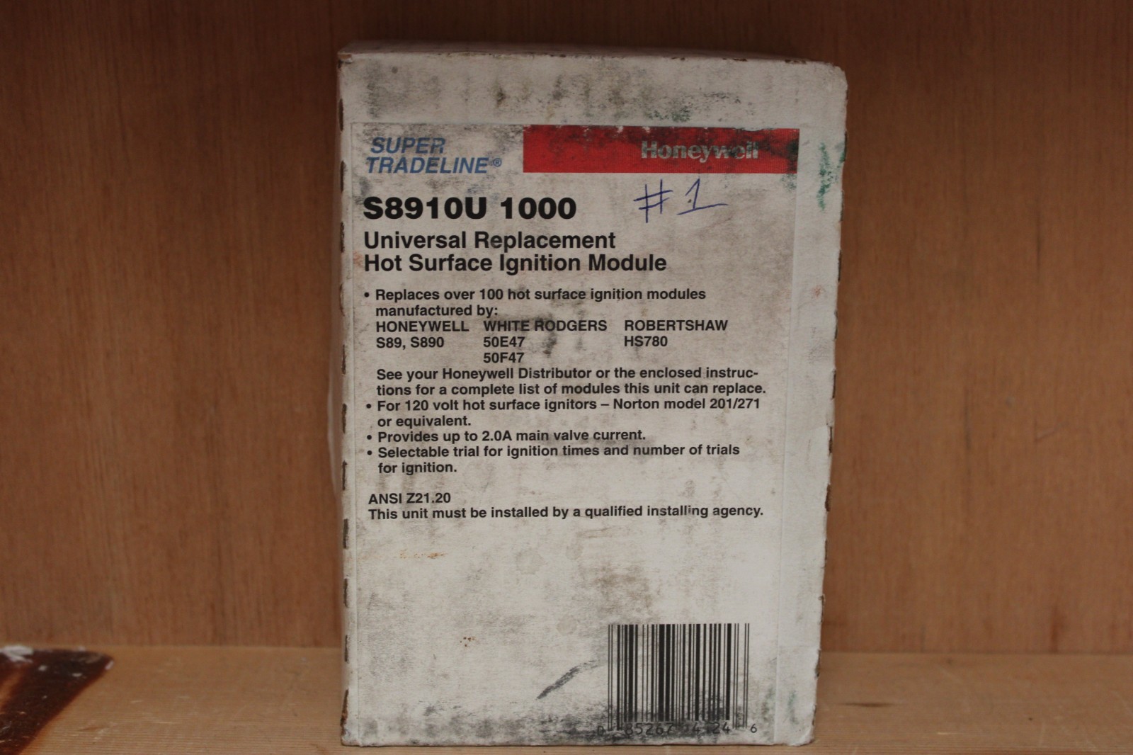 NOS Honeywell S8910U 1000 Universal Hot Surface Ignition Module S8910U1000