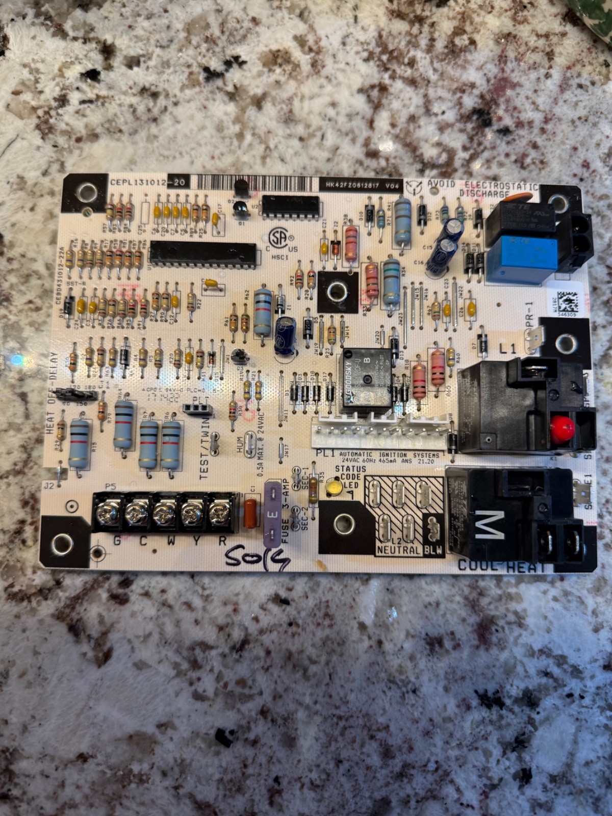 Carrier Bryant HK42FZ034 Control Board CEPL131012-01 CEBD431012-01A GUARANTEED