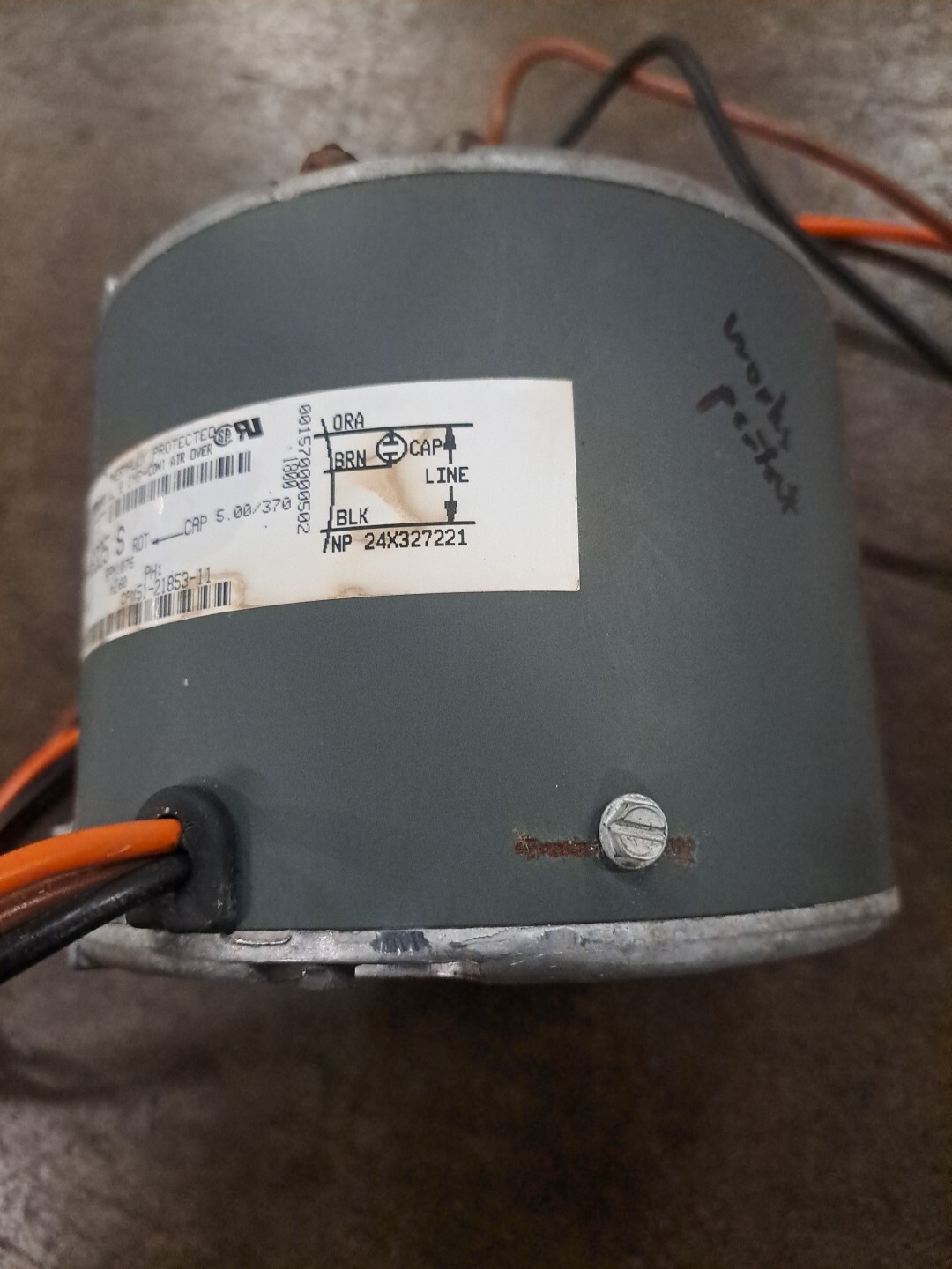GE 5KCP39GGS325S Condenser Fan Motor 51-21853-11 1/3 HP 230V 1075RPM (Loc: C1T4♧