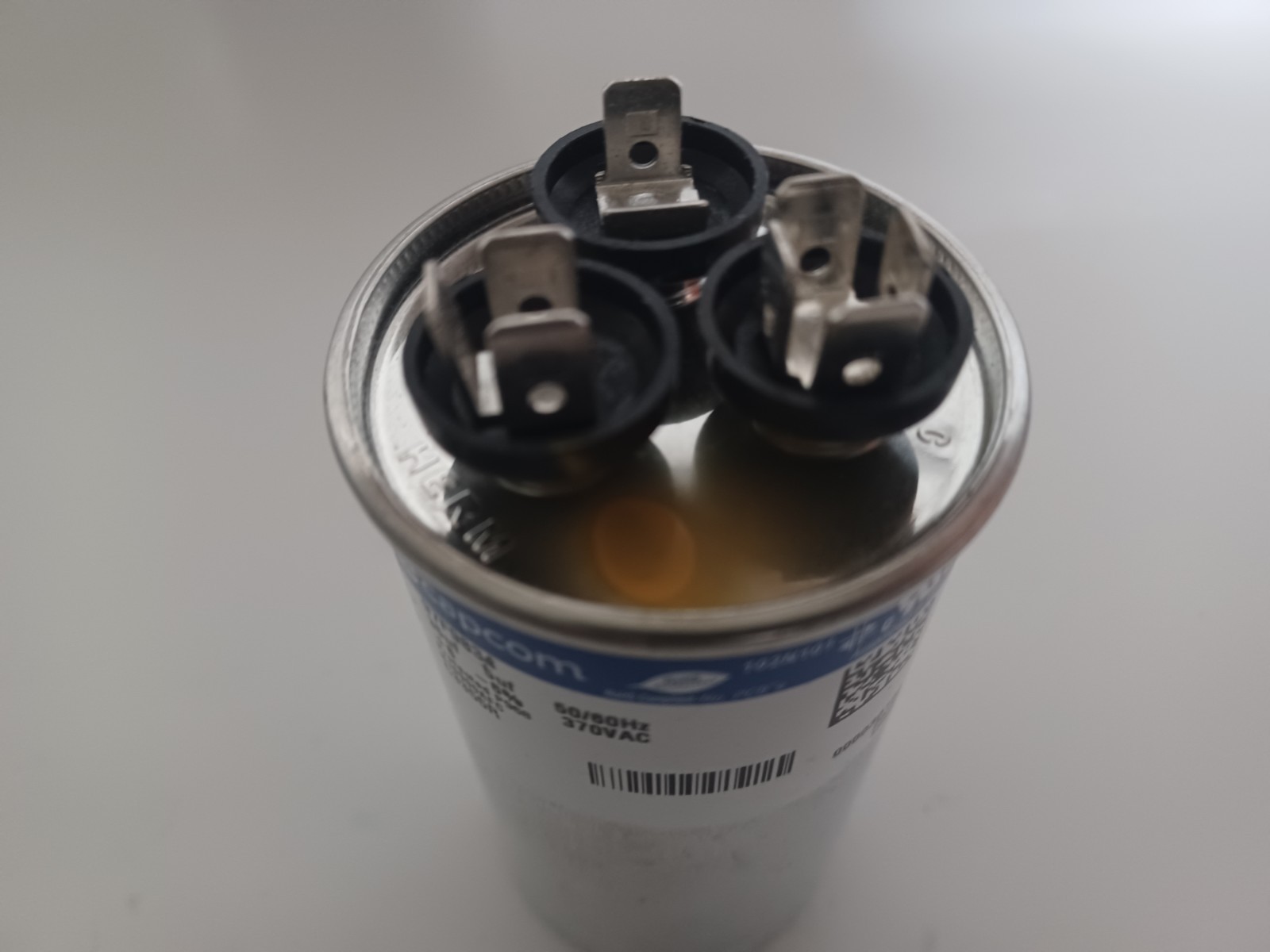 Genteq C3355R Capacitor Dual Run round 35/5 UF MFD 370V VAC 97F9834 (Replace Old
