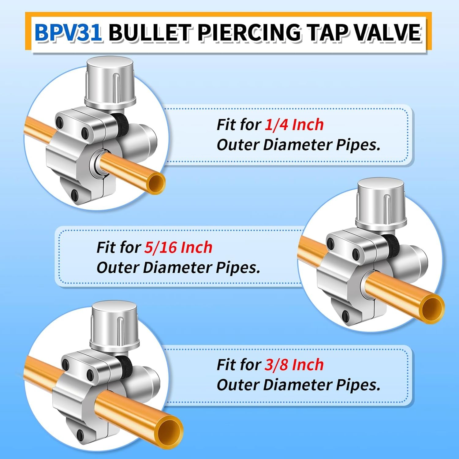 Refrigerator Piercing Valve Bullet Piercing Valve Brass Low Side Refrigeration