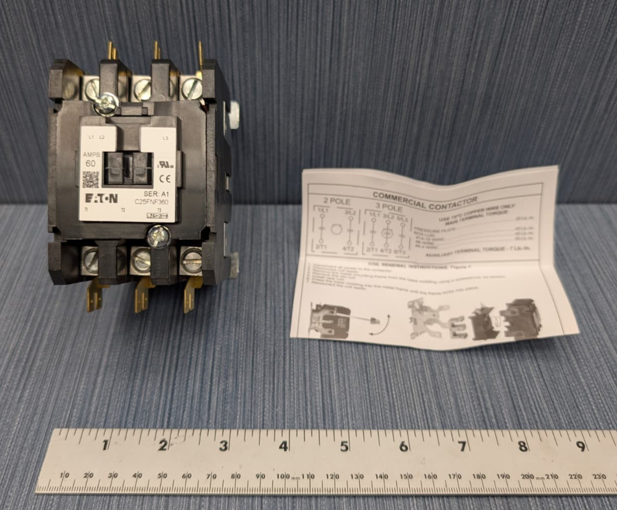 Eaton C25fnf360b Cutler-Hammer 208/240Vac Non-Reversing Definite Purpose