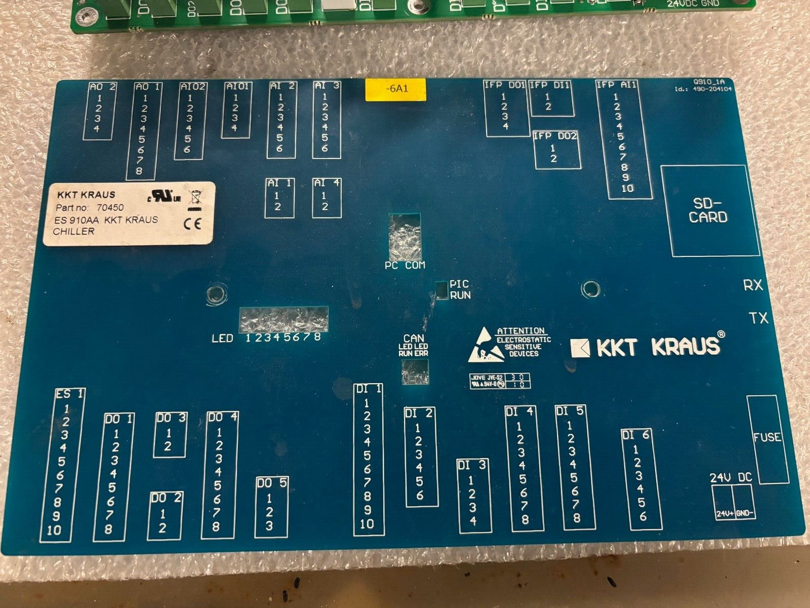 KKT KRAUS Chiller 70450 ES 910AA Chiller Control Board