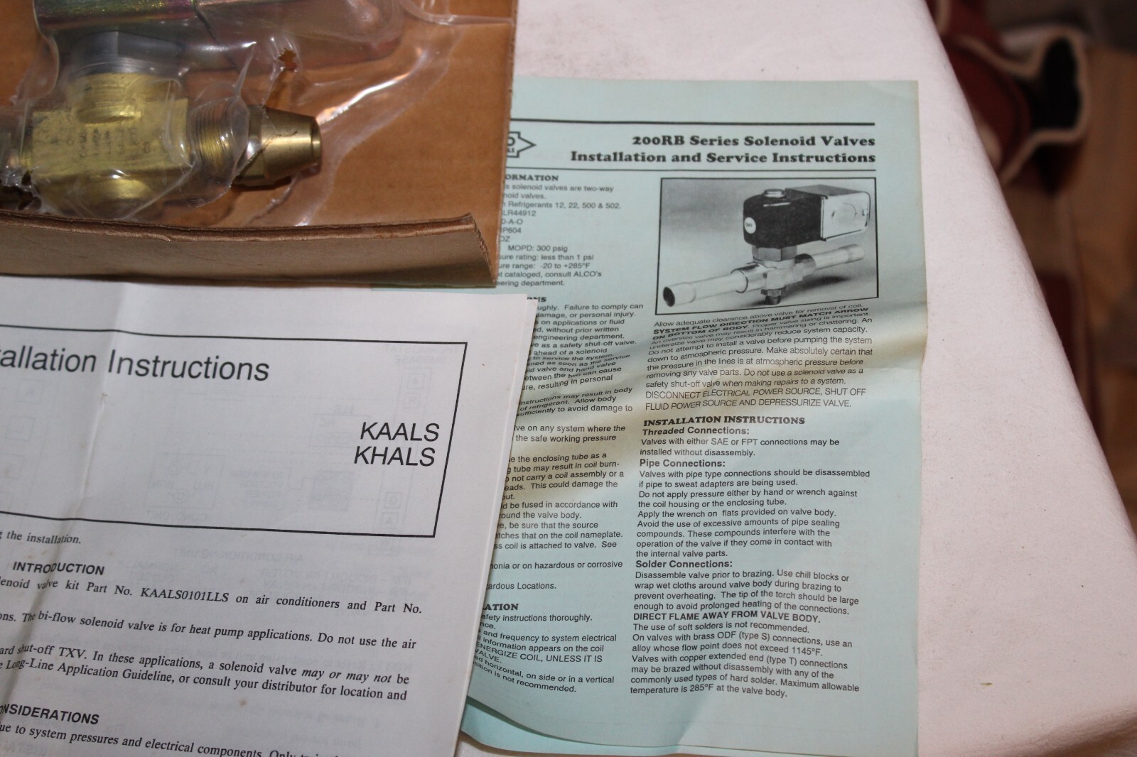 NEW Carrier Alco Controls EF23BS121 Liquid Line Solenoid Valve KHALS0101LLS