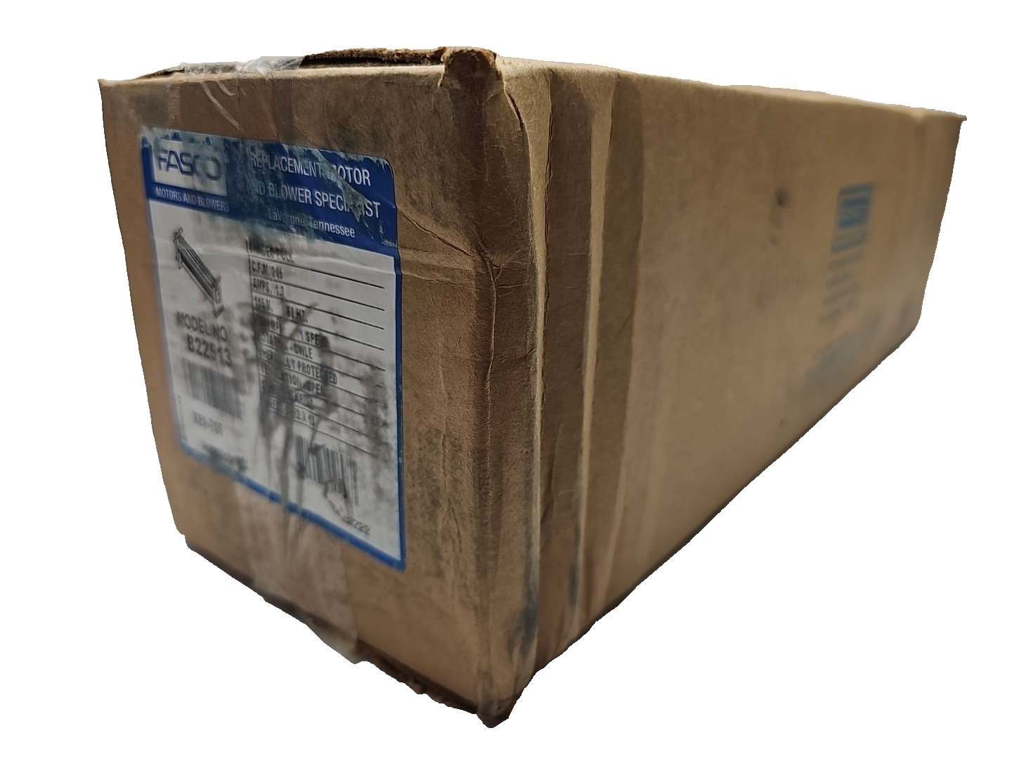 Fasco B22513 Direct Drive Free Air Output Transflo Blower with Sleeve Bearing, 2