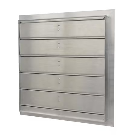 Canarm Sr3224x24 Manual Damper, Aluminum, Square