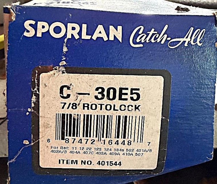 Sporlan Valve C-30E5 7/8″ Rotolock Filter Drier