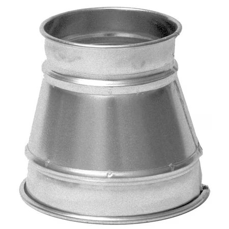 Nordfab 8040025988 Duct Reducer, Steel, 20 Ga Thick, Round