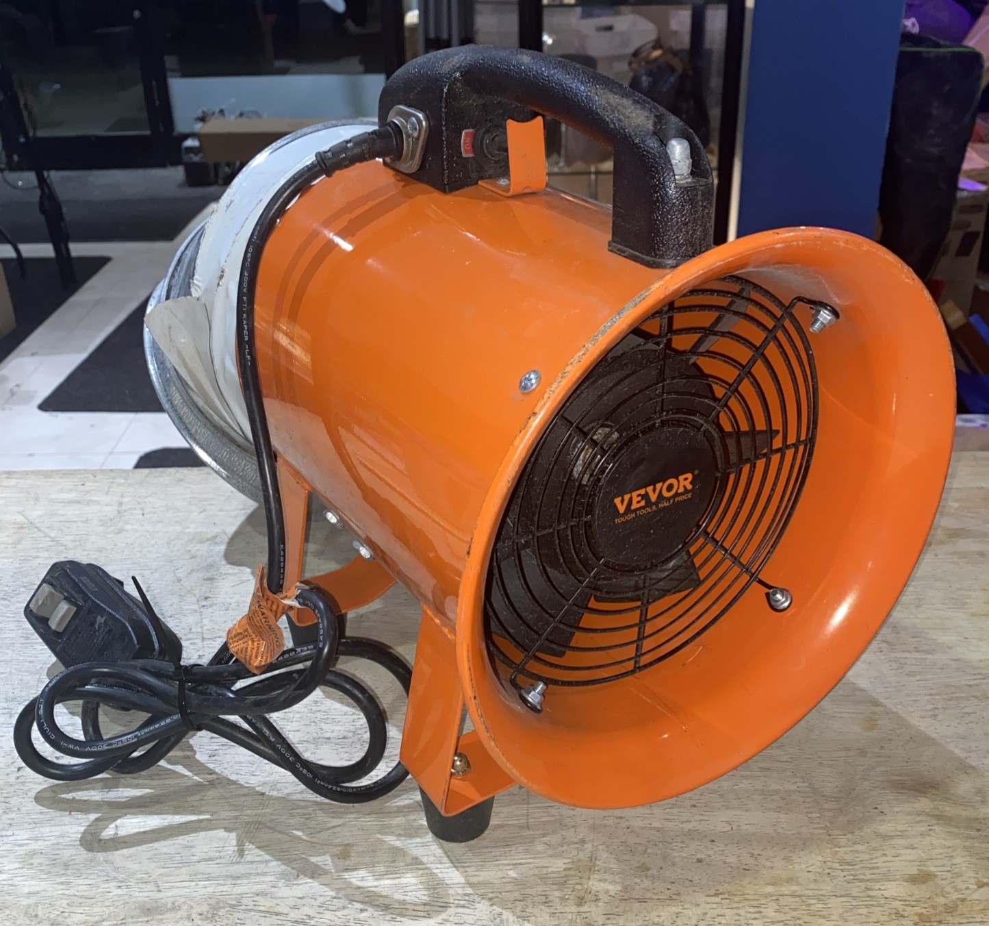 VEVOR 8 Inch Exhaust Fan Industrial Ventilation Fan BT-SHT8A-U(S)10