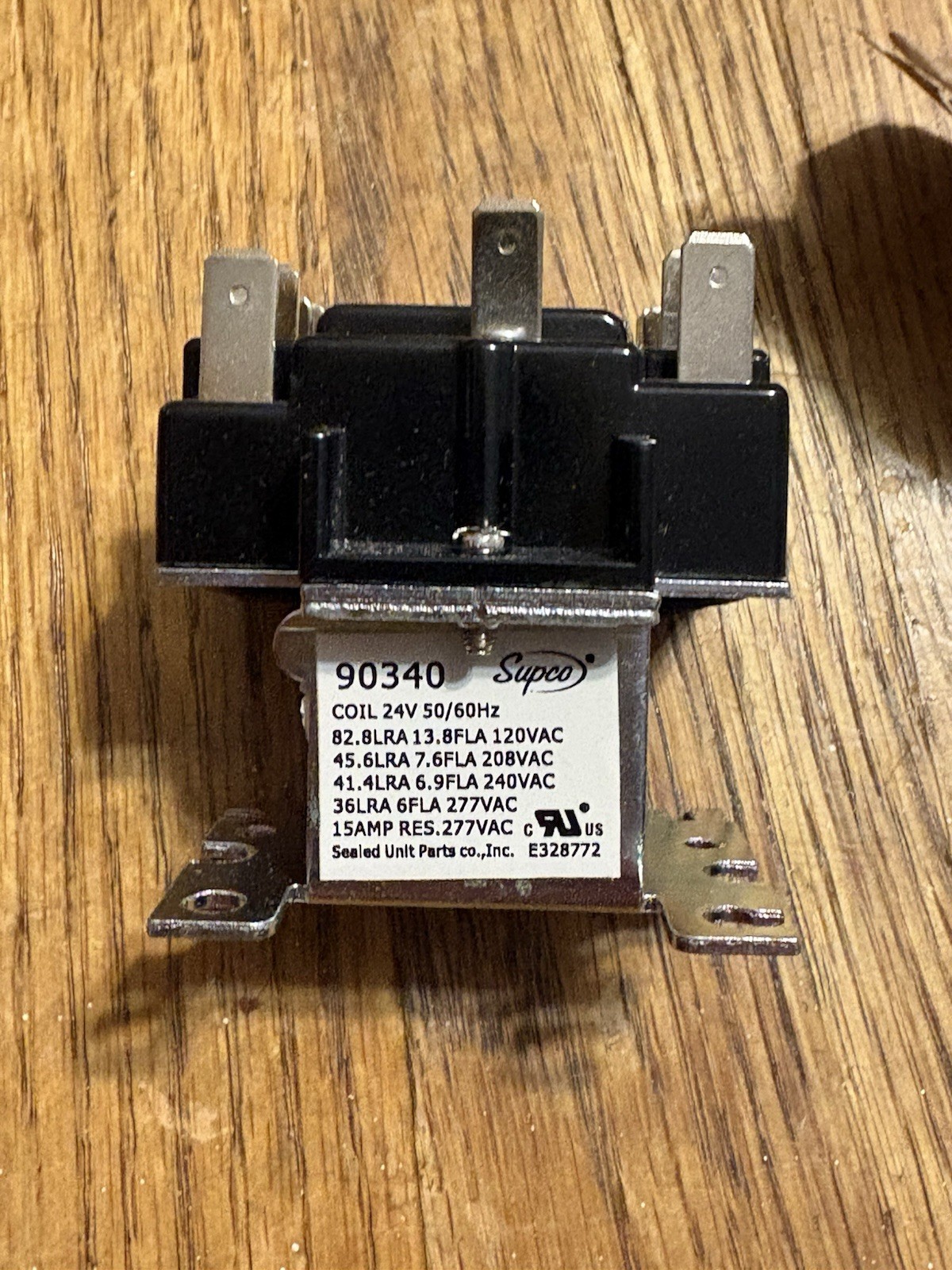 Supco 90340 SU90340 DPDT / 24V Switching Fan Relay 90-340 HVAC