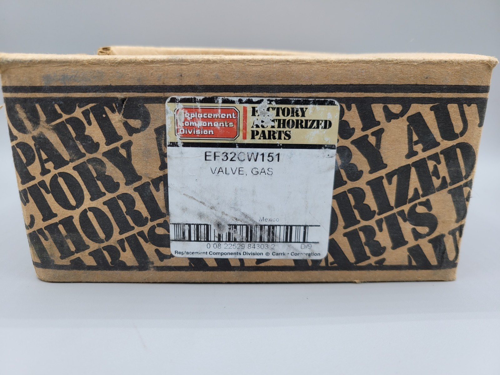 New Carrier EF32CW151 Gas Valve OEM 24V 3.5 WC Natural Gas 36J52-500